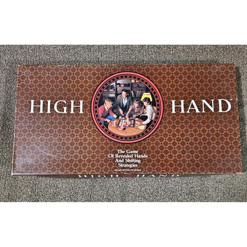 HIGH HAND board game - 1984 E.S. Lowe - COMPLETE